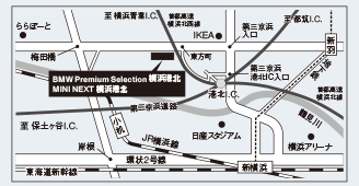 BMW Premium Selection 横浜港北 MAP