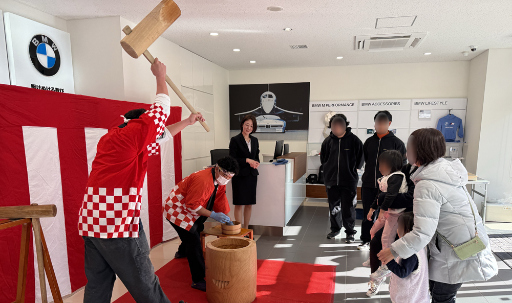 Nicole BMW/Nicole MINIで新年の餅つきイベントを開催（2026年1月）