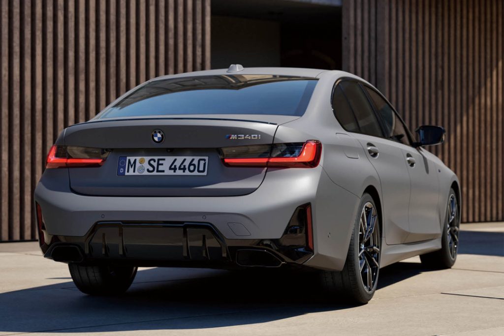BMW 3シリーズ セダン リアデザイン