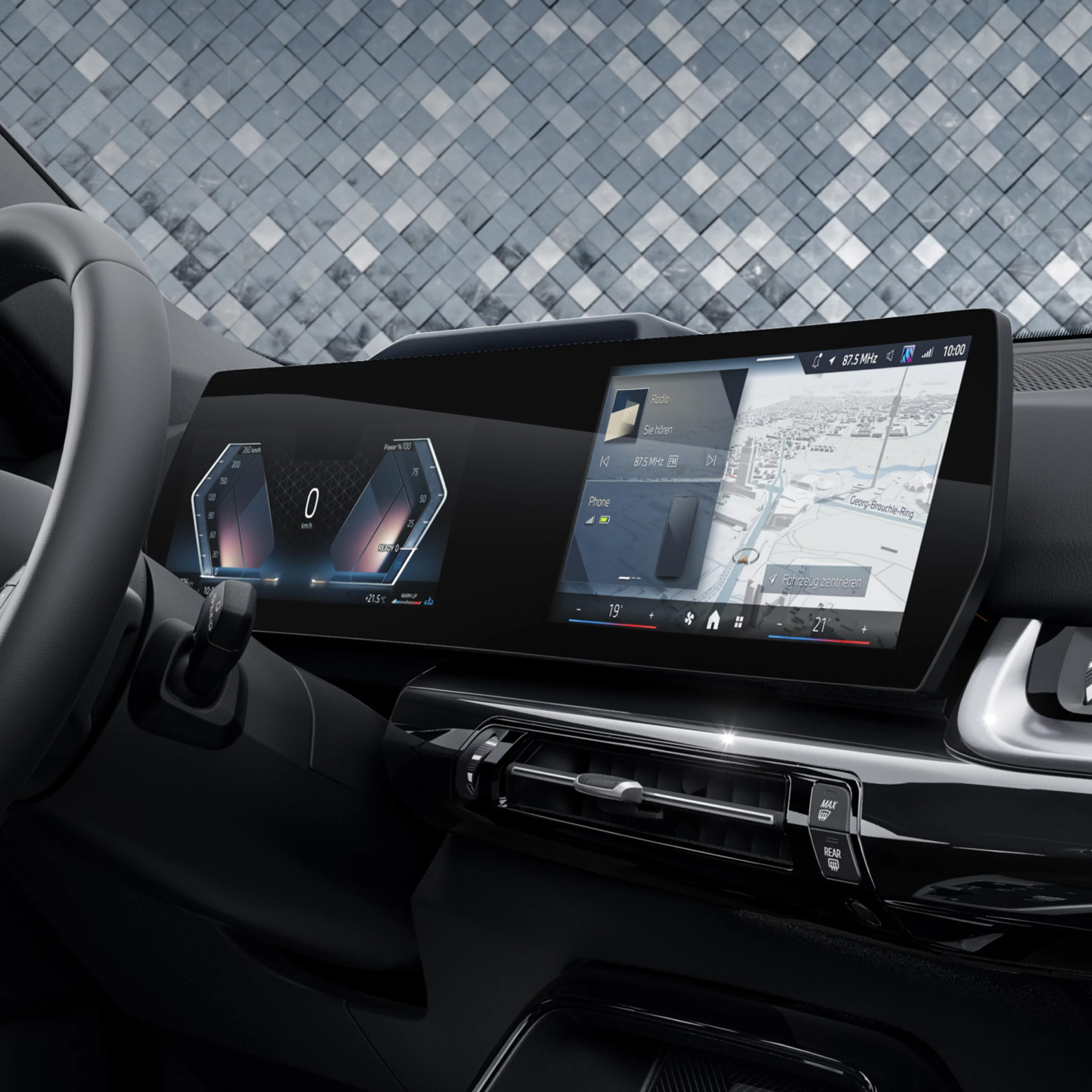 BMW X1 コックピット カーブド・ディスプレイ
